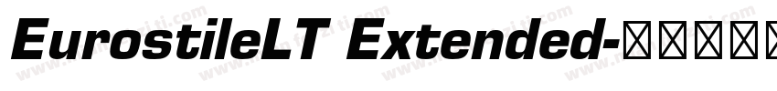 EurostileLT Extended字体转换